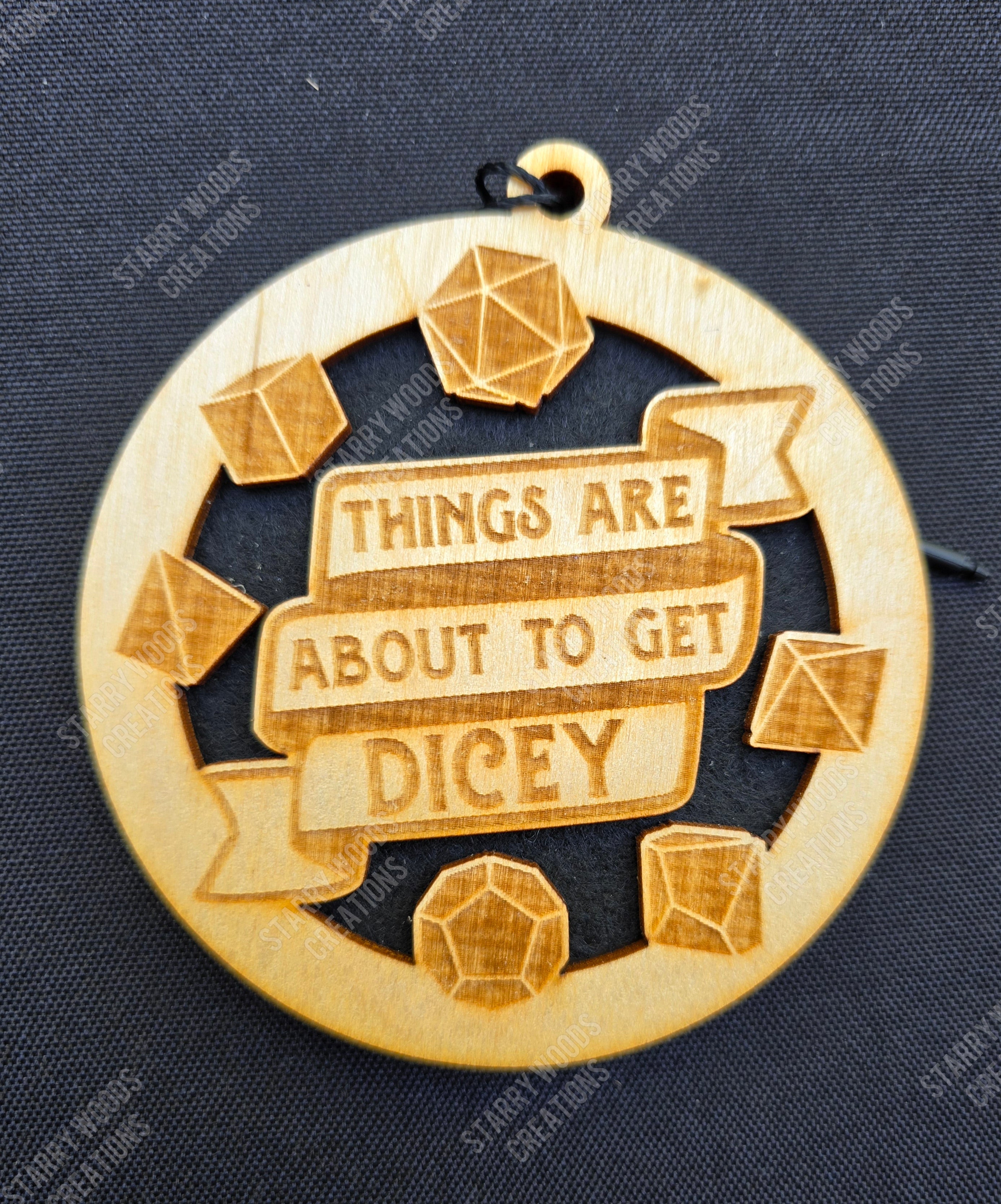 Things are About to Get Dicey Hanging Air Freshener