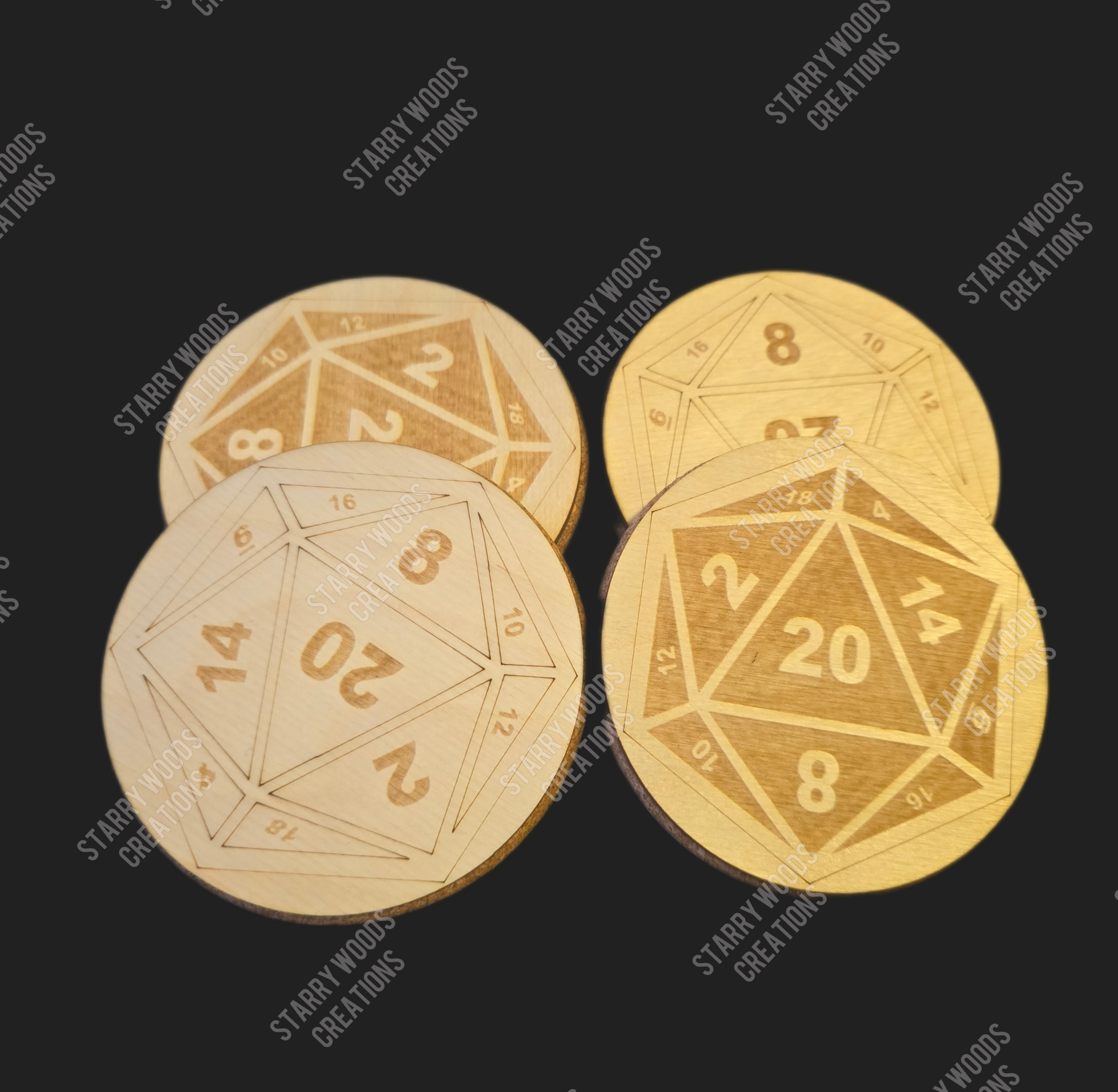 20 Sided Dice Coaster