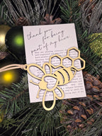 Bee Story Ornament