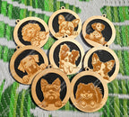 Peeking Dog Hanging Air Freshener