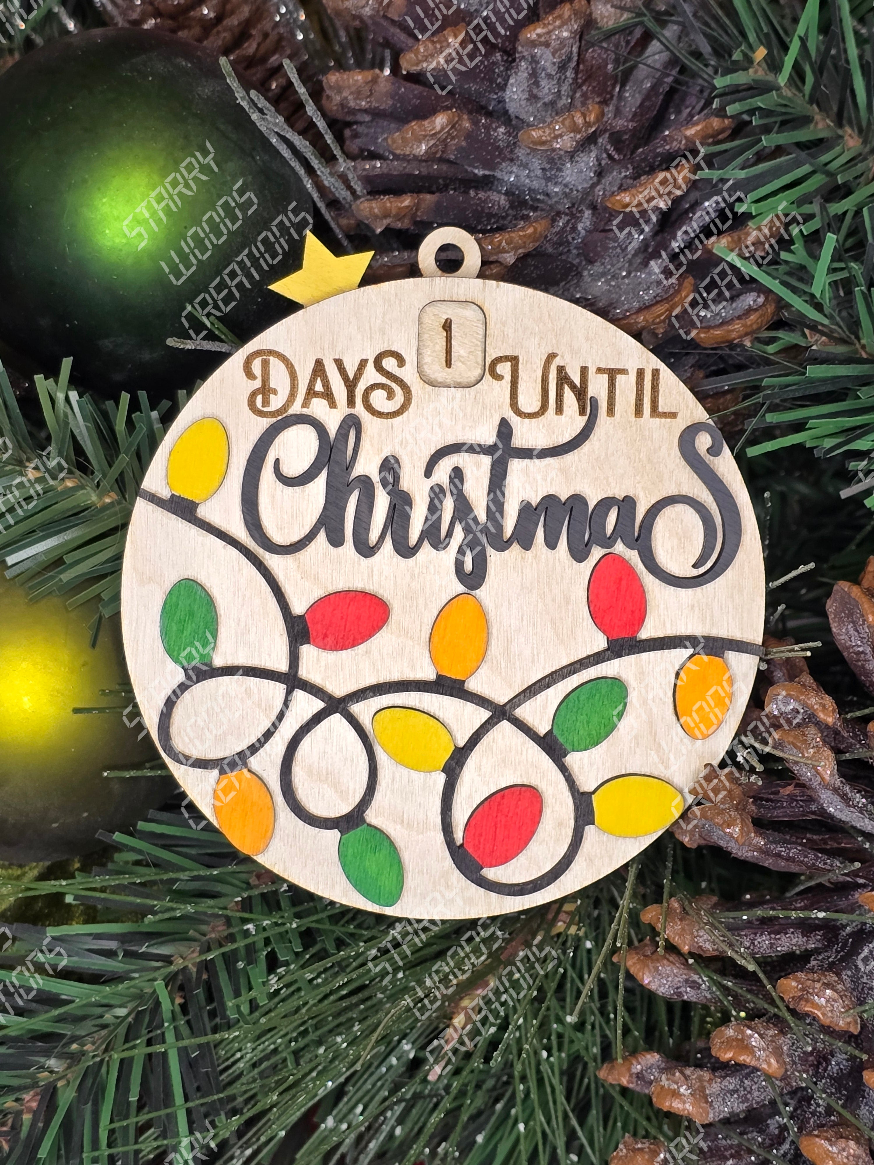 Lights Countdown Ornament