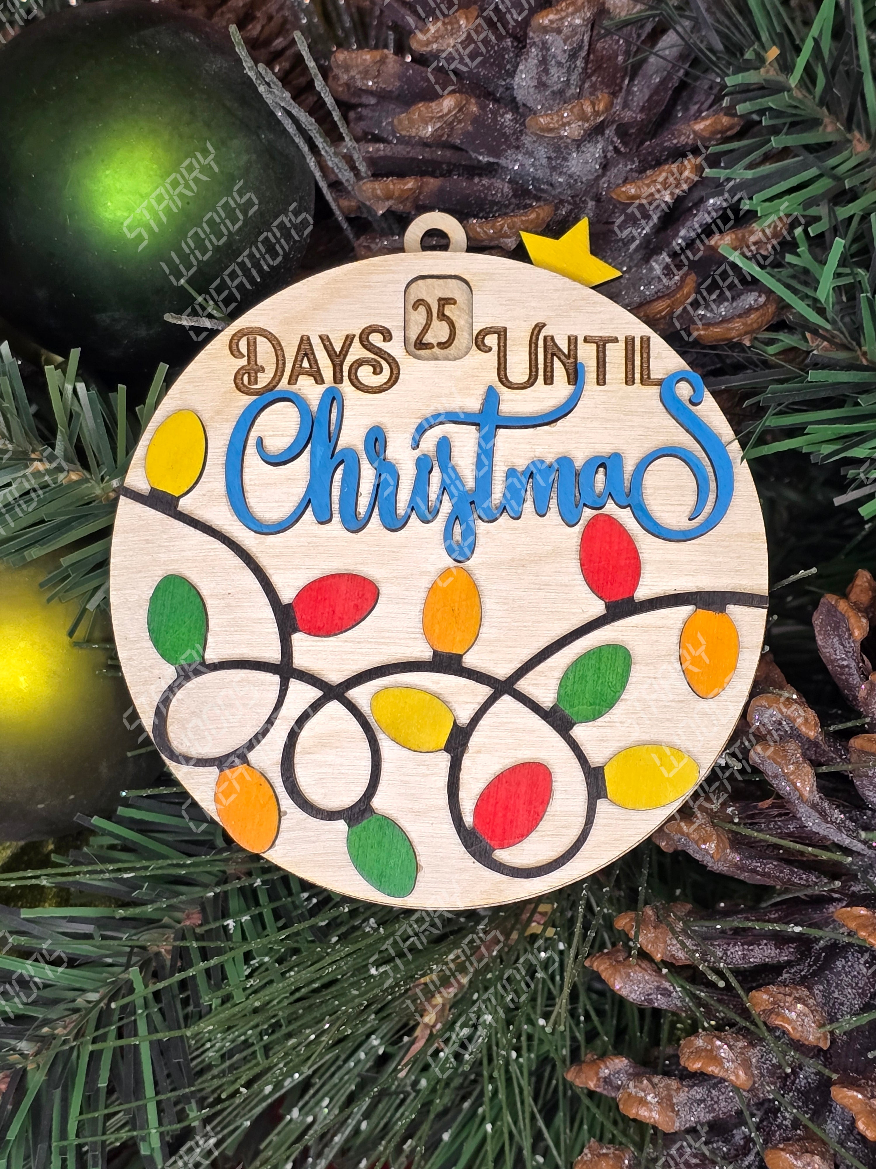 Lights Countdown Ornament