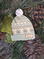 Pom Pom Toque Ornament