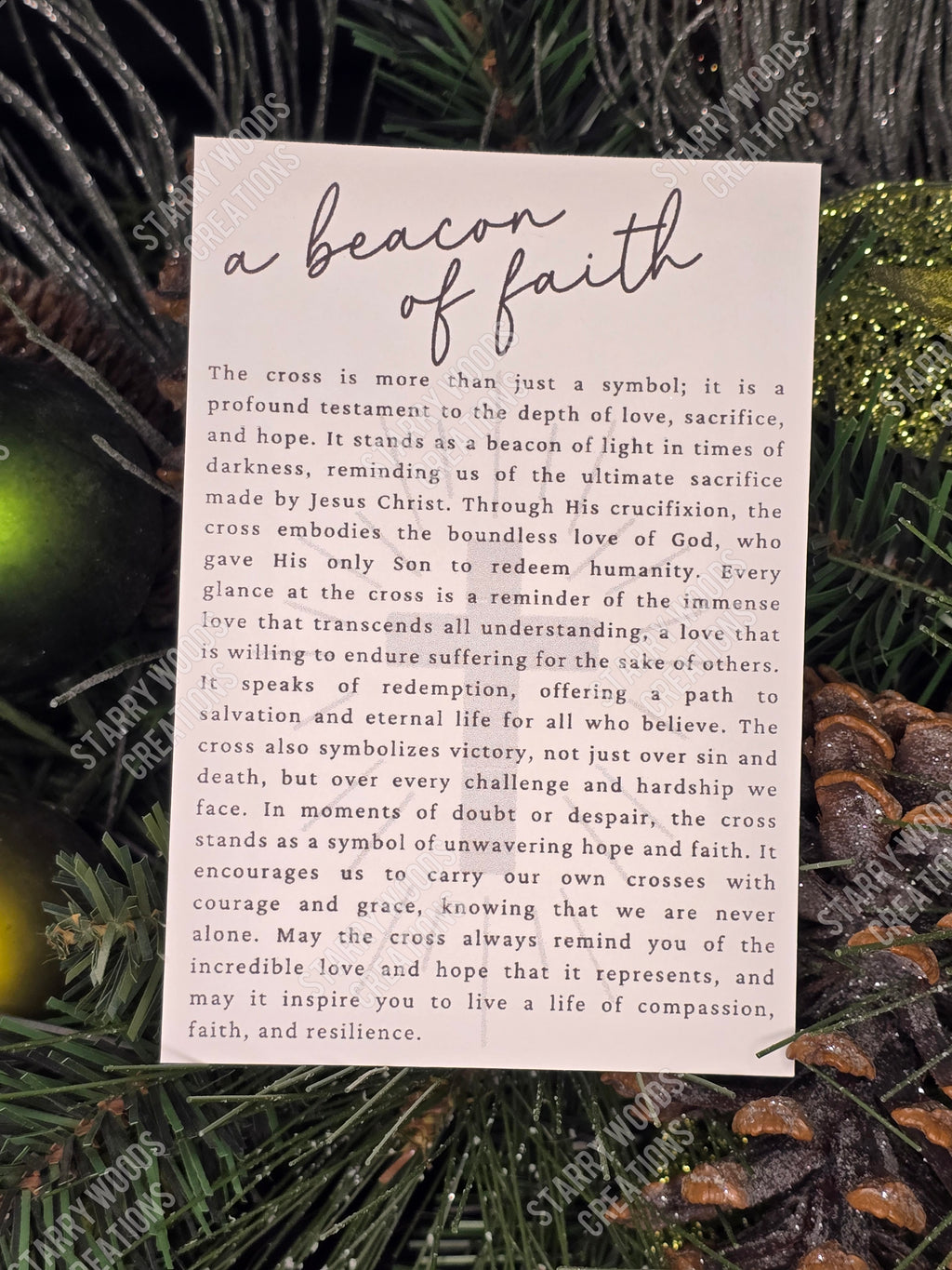 Beacon of Faith Ornament