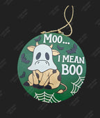 Cow Halloween Door Sign