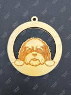 Peeking Dog Hanging Air Freshener