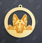 Peeking Dog Hanging Air Freshener
