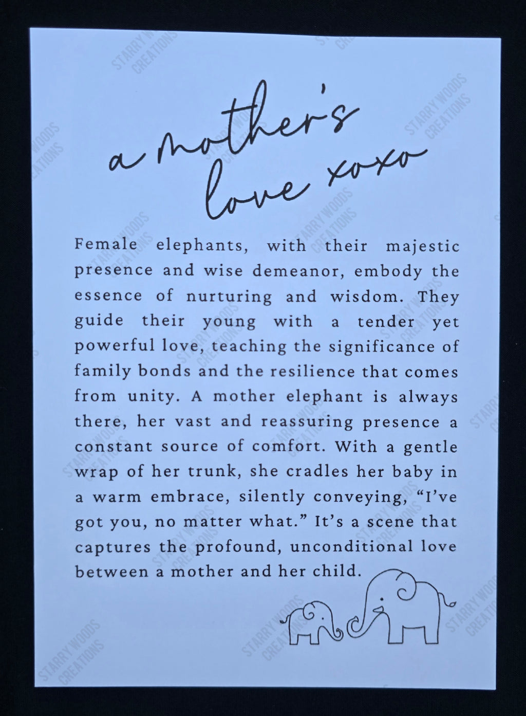 Mother's Love Story Ornament