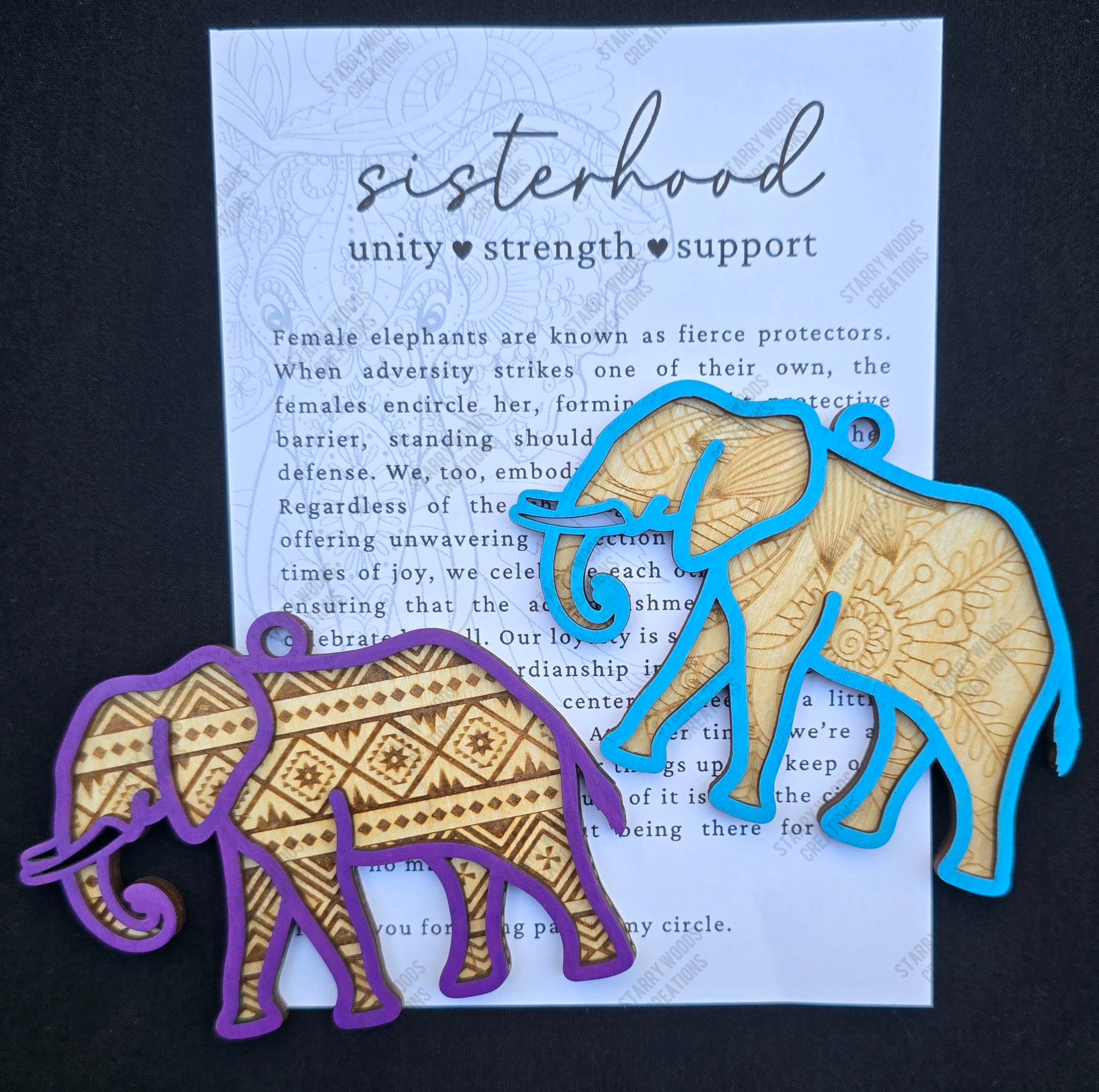 Sisterhood Story Card Ornament