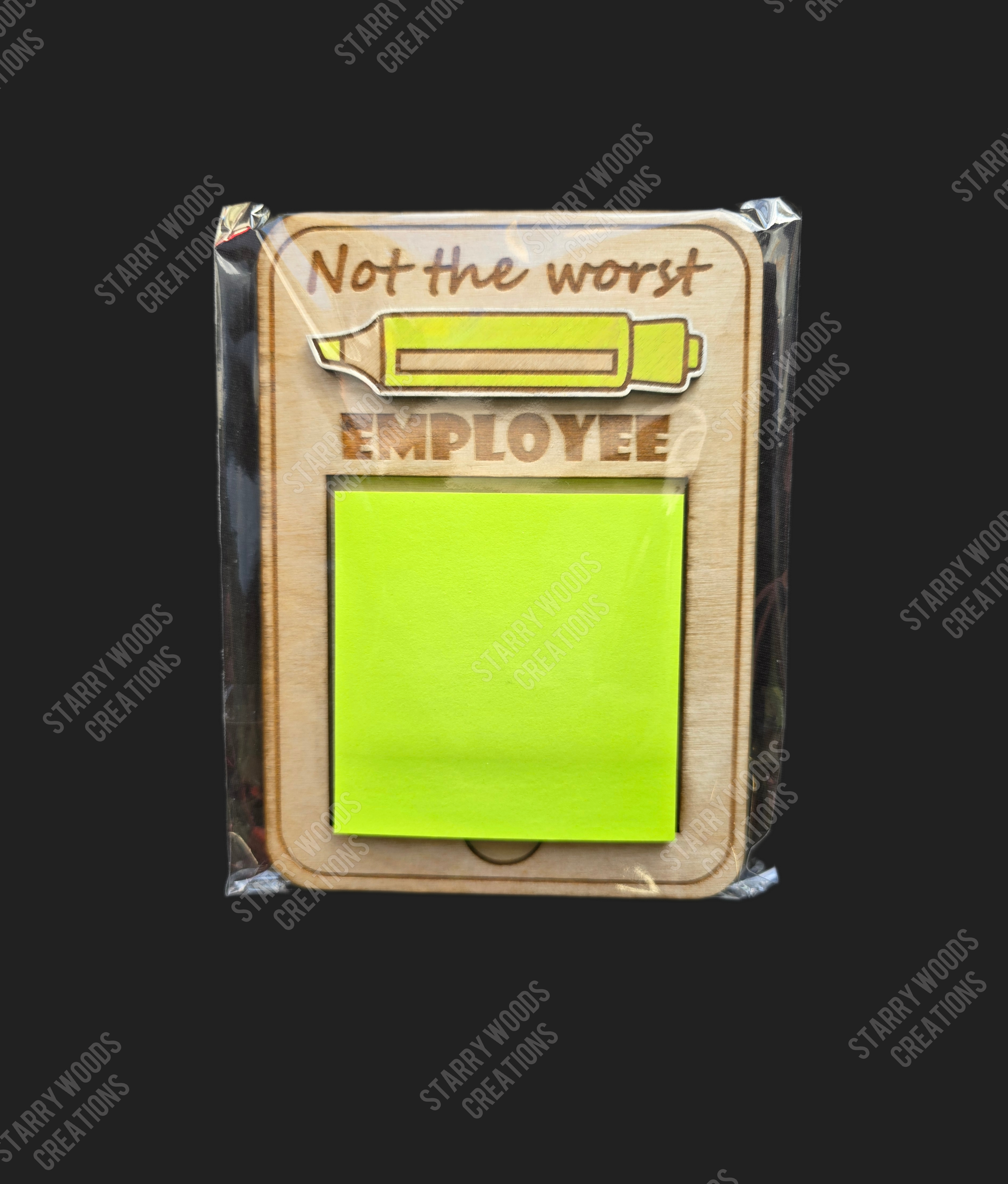 Not the Worst Employee Note Holder