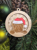 Peeking Dog Ornaments