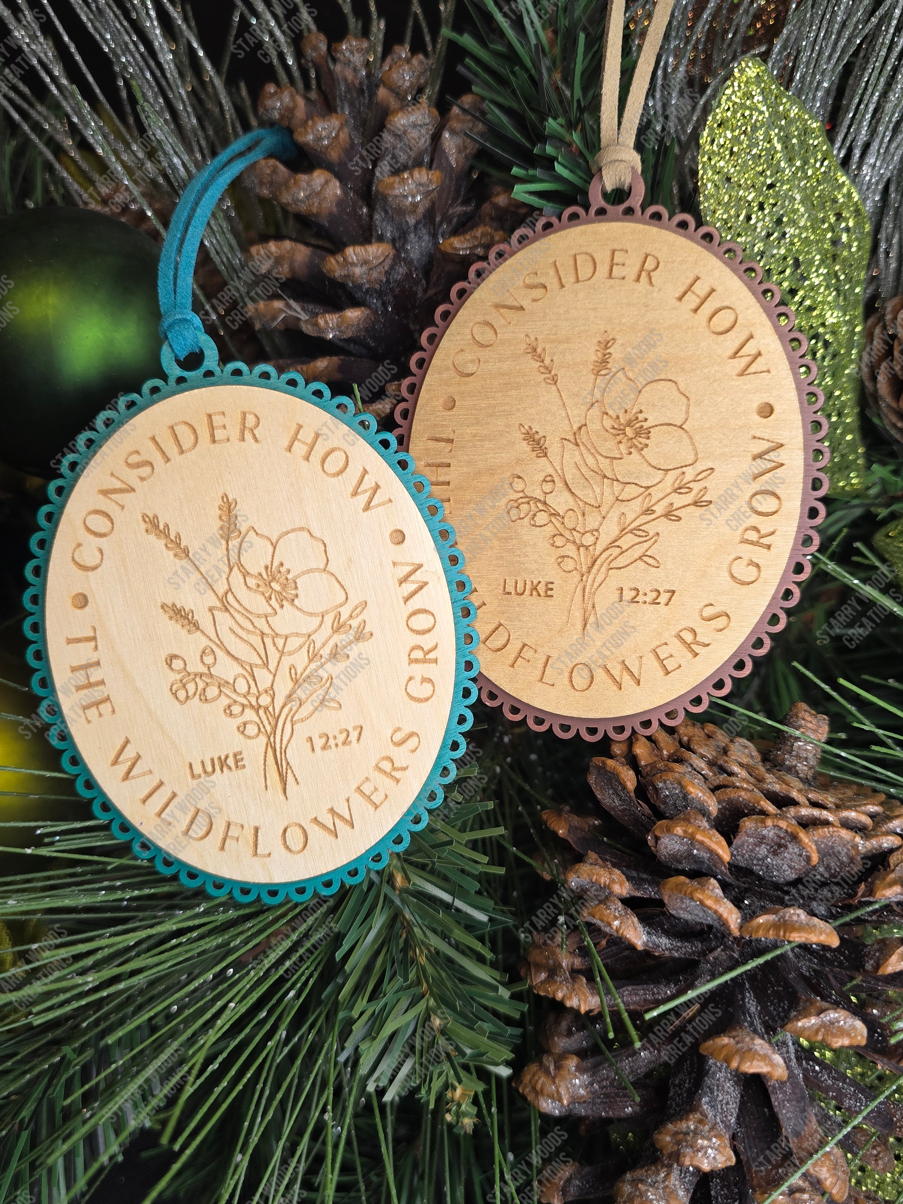 Consider how the Wildflowers Grow Story Ornament
