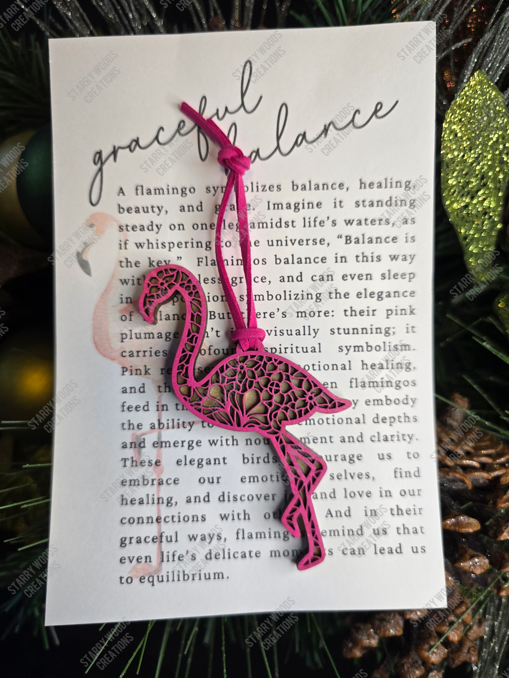 Graceful Balance Story Ornament