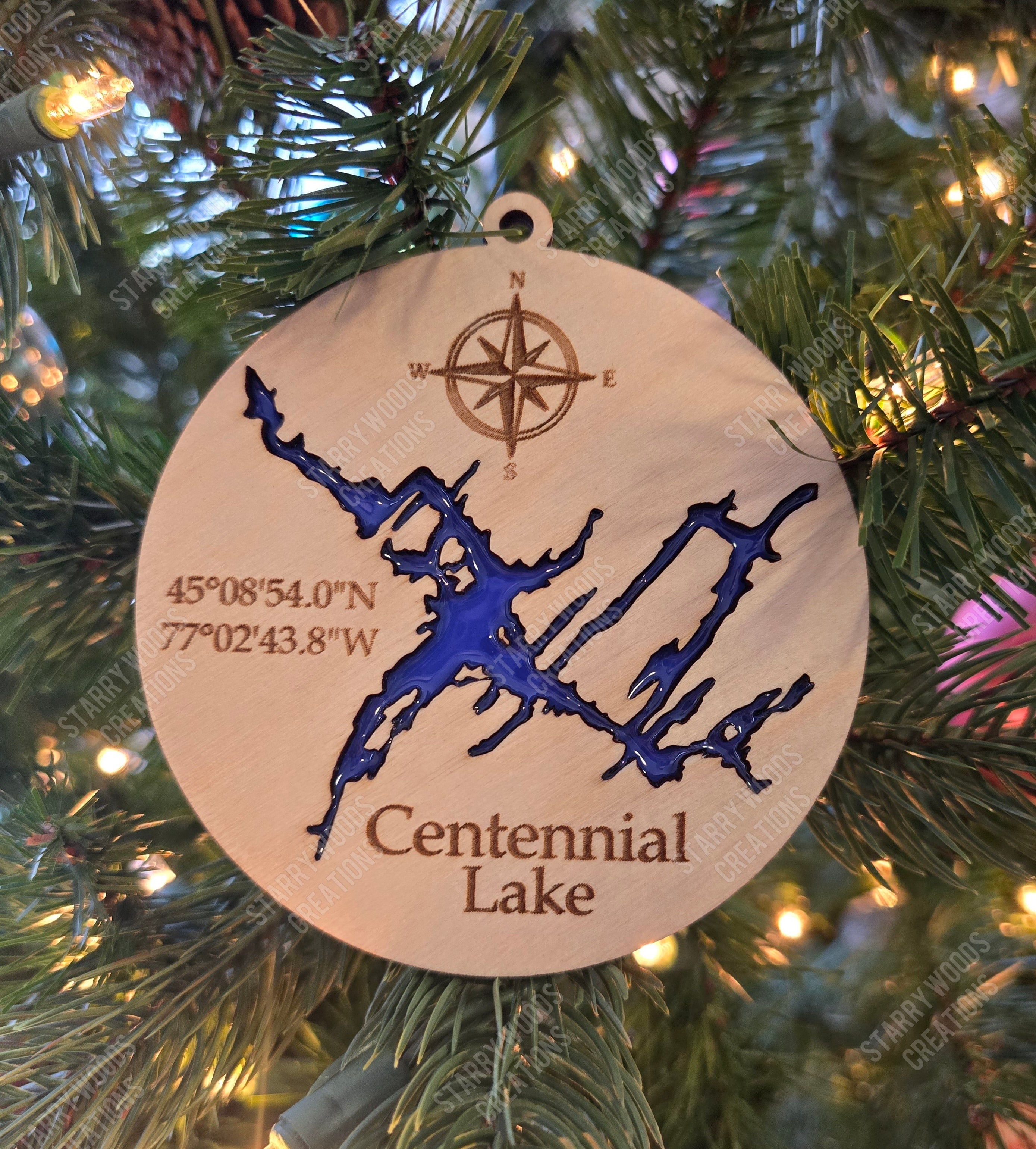 Centennial Lake Ornament