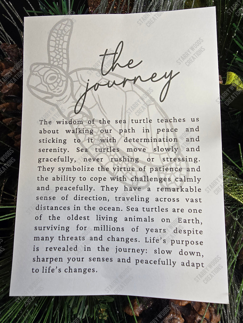 The Journey Story Ornament