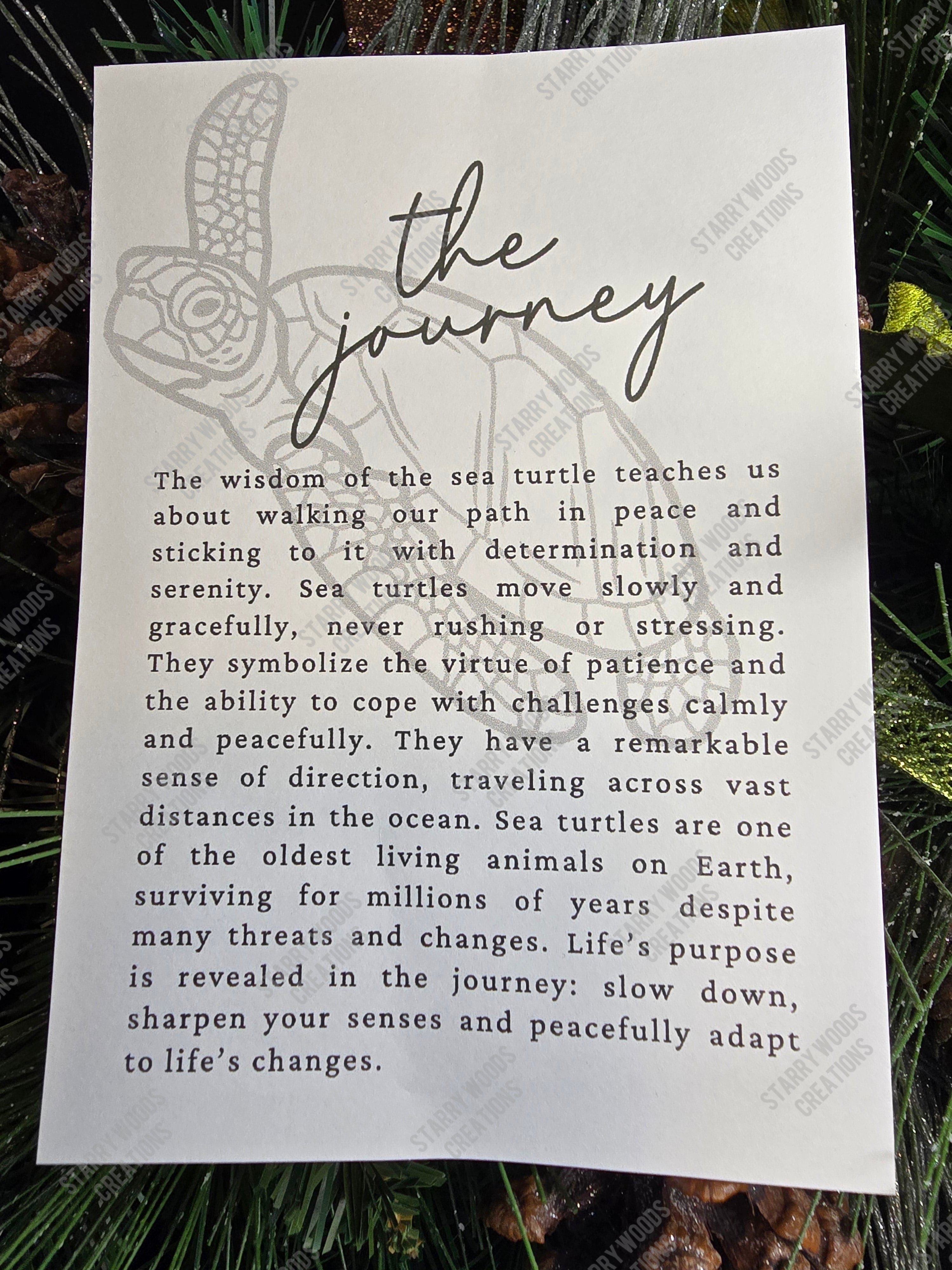 The Journey Story Ornament