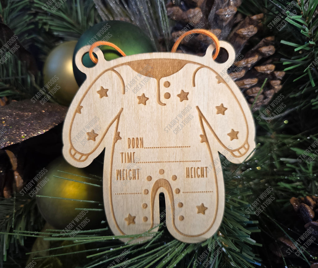 Birth Stat Ornament