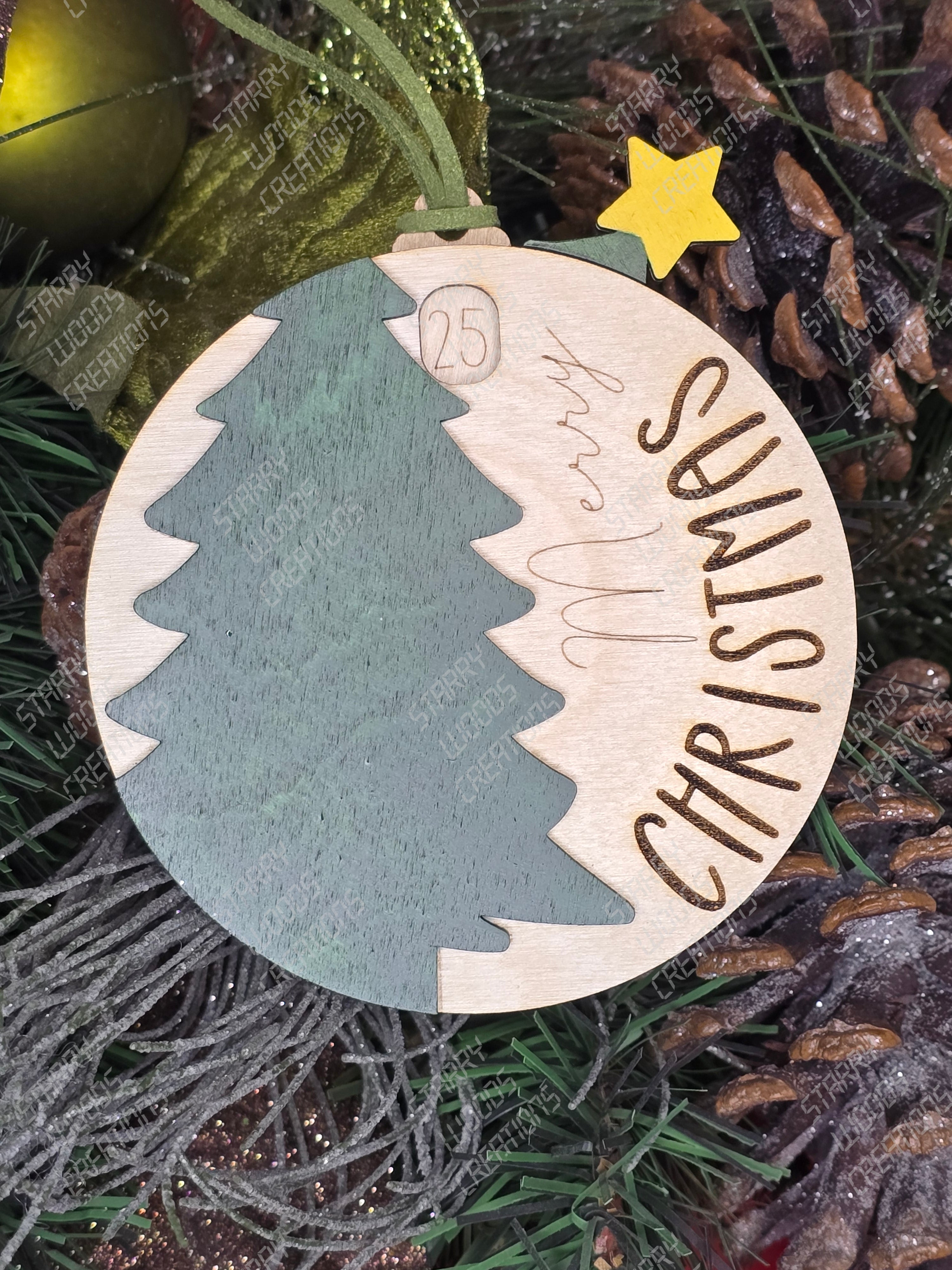 Tree Countdown Ornament
